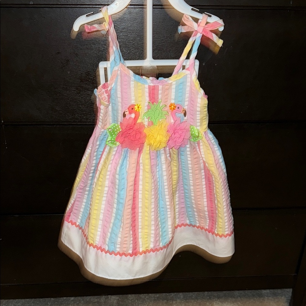 Floral Kids Top - White and Purple